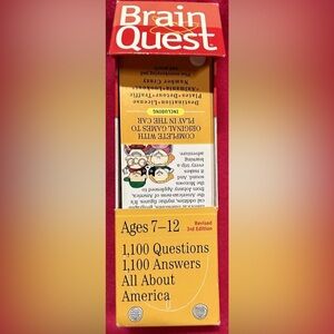 Brain Quest 'For the Car'. Ages 7-12. 1100 Questions. All About America 3rd edit